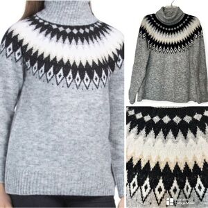 Aspen Ski Fair Isle wool blend sweater